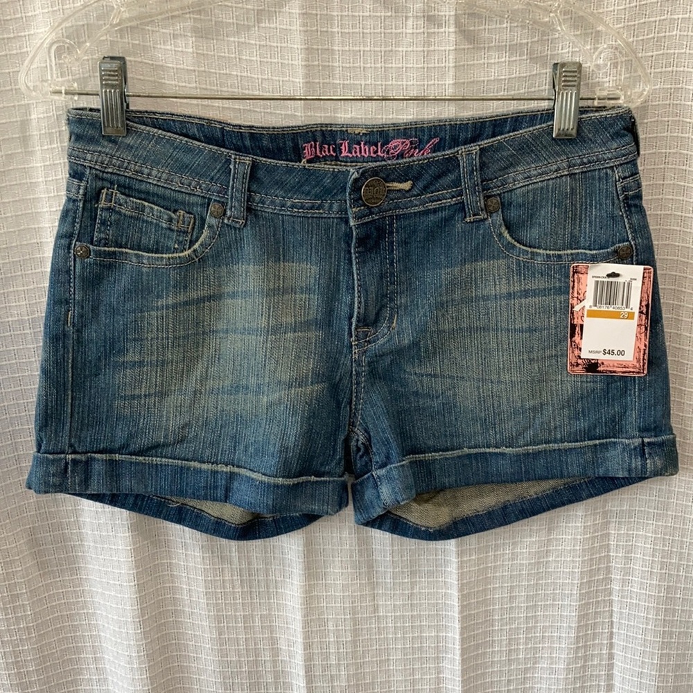 NWT Blac Label Pink Dusk Jean Shorts Size 29